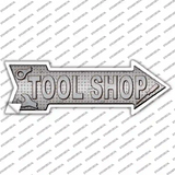 Tool Shop Novelty Arrow Sticker Decal