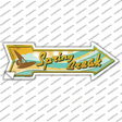 Spring Break Novelty Arrow Sticker Decal