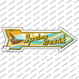 Spring Break Novelty Arrow Sticker Decal
