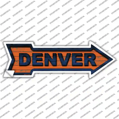 Denver Novelty Arrow Sticker Decal