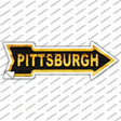 Pittsburgh Novelty Arrow Sticker Decal
