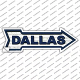Dallas Novelty Arrow Sticker Decal