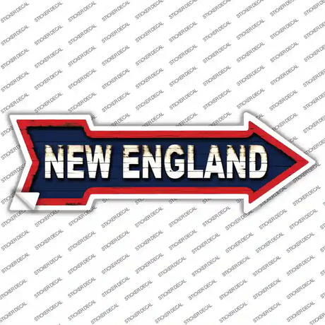 New England Novelty Arrow Sticker Decal
