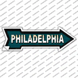 Philadelphia Novelty Arrow Sticker Decal