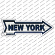 New York Colors Novelty Arrow Sticker Decal