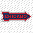 Chicago Novelty Arrow Sticker Decal