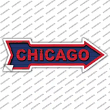 Chicago Novelty Arrow Sticker Decal