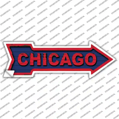 Chicago Novelty Arrow Sticker Decal