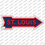 St Louis Novelty Arrow Sticker Decal