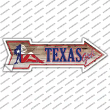 Texas Girl Novelty Arrow Sticker Decal