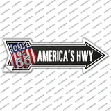 Americas Hwy Novelty Arrow Sticker Decal