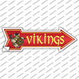 Vikings Novelty Arrow Sticker Decal