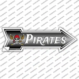 Pirates Novelty Arrow Sticker Decal