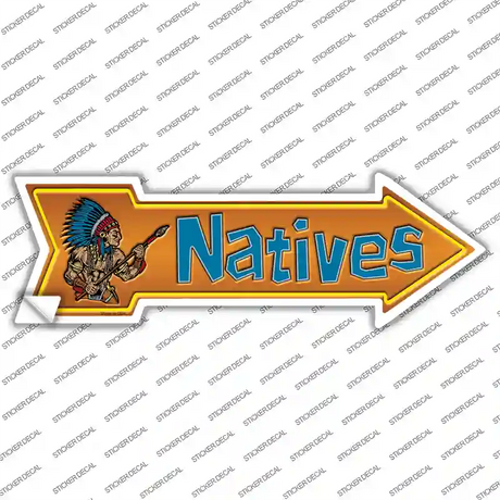 Natives Novelty Arrow Sticker Decal