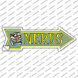 Nerds Novelty Arrow Sticker Decal