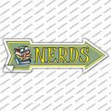 Nerds Novelty Arrow Sticker Decal