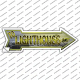 To Lighthouse Novelty Arrow Sticker Decal