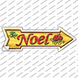 Noel Novelty Arrow Sticker Decal