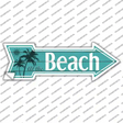 At The Beach Novelty Arrow Sticker Decal