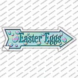 Easter Eggs Novelty Arrow Sticker Decal