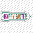 Happy Easter Novelty Arrow Sticker Decal