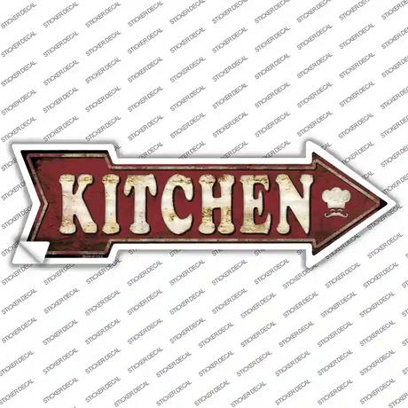 Kitchen Novelty Arrow Sticker Decal