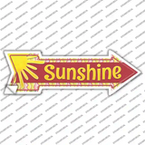 Sunshine Novelty Arrow Sticker Decal