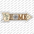 All Roads Lead Home Novelty Arrow Sticker Decal