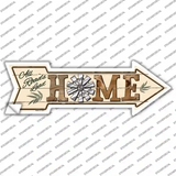 All Roads Lead Home Novelty Arrow Sticker Decal
