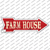 Farm House Novelty Arrow Sticker Decal
