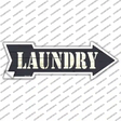 Laundry Novelty Arrow Sticker Decal