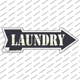 Laundry Novelty Arrow Sticker Decal