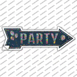 Party Confetti Novelty Arrow Sticker Decal
