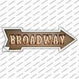 Broadway Bulb Letters Novelty Arrow Sticker Decal