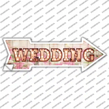 Wedding Bulb Letters Novelty Arrow Sticker Decal