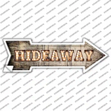 Hideaway Bulb Letters Novelty Arrow Sticker Decal