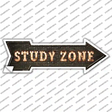 Study Zone Bulb Letters Novelty Arrow Sticker Decal
