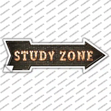 Study Zone Bulb Letters Novelty Arrow Sticker Decal