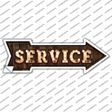 Service Bulb Letters Novelty Arrow Sticker Decal