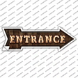 Entrance Bulb Letters Novelty Arrow Sticker Decal
