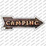 Camping Bulb Letters Novelty Arrow Sticker Decal