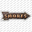 Smores Bulb Letters Novelty Arrow Sticker Decal