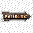Parking Bulb Letters Novelty Arrow Sticker Decal