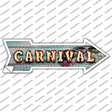 Carnival Bulb Letters Novelty Arrow Sticker Decal