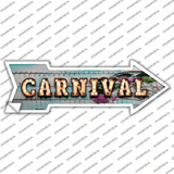 Carnival Bulb Letters Novelty Arrow Sticker Decal
