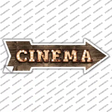 Cinema Bulb Letters Novelty Arrow Sticker Decal