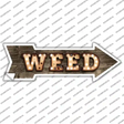 Weed Bulb Letters Novelty Arrow Sticker Decal