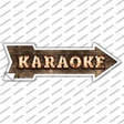 Karaoke Bulb Letters Novelty Arrow Sticker Decal