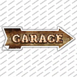 Garage Bulb Letters Novelty Arrow Sticker Decal