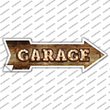 Garage Bulb Letters Novelty Arrow Sticker Decal